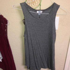 Long gray tank